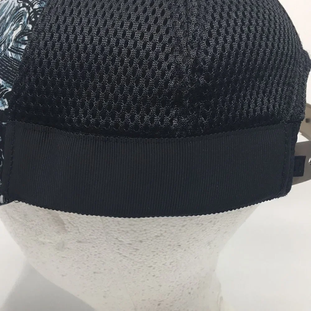 Lululemon Dash and Splash Cap II Baseball Cap with backstrap blue swirl OS